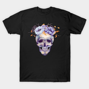 Skull with Flowers T-Shirt